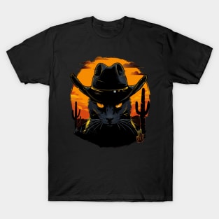 Cat Cowboy Chronicles Feline T-Shirt